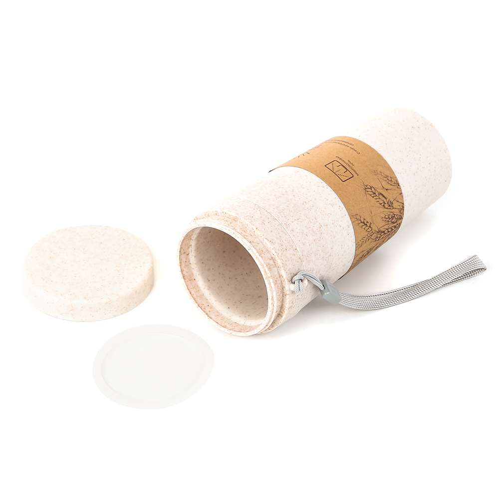 Термостакан с двойной стенкой Tender из пшеничного волокна, Бежевый-2