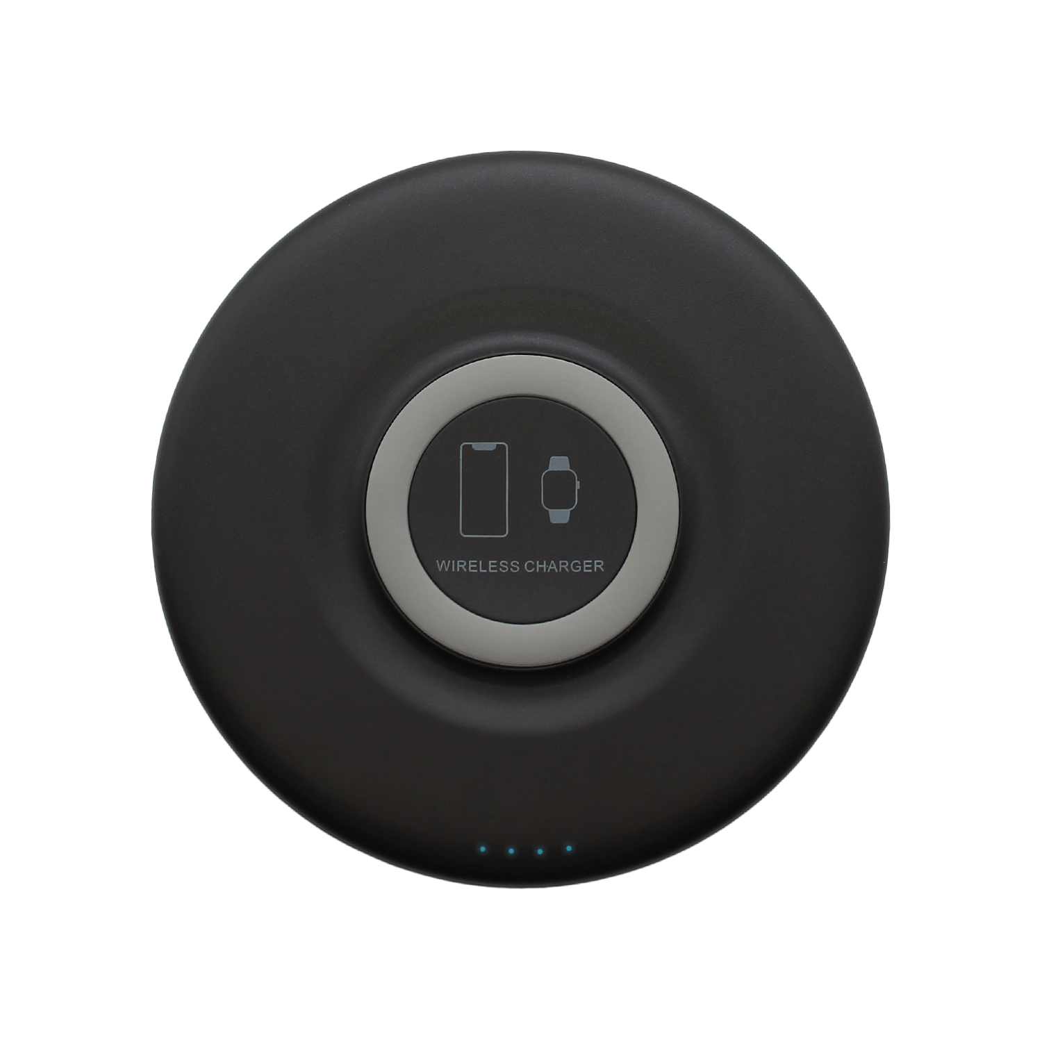 Внешний аккумулятор Tony с беспроводной зарядкой, 5000 мАч (черный)-3