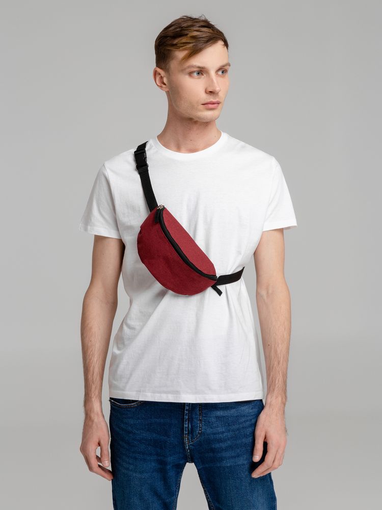 Поясная сумка Handy Dandy, бордовая-2