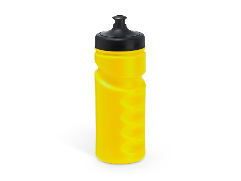 Спортивная бутылка RUNNING из полиэтилена 520 мл, желтый-2