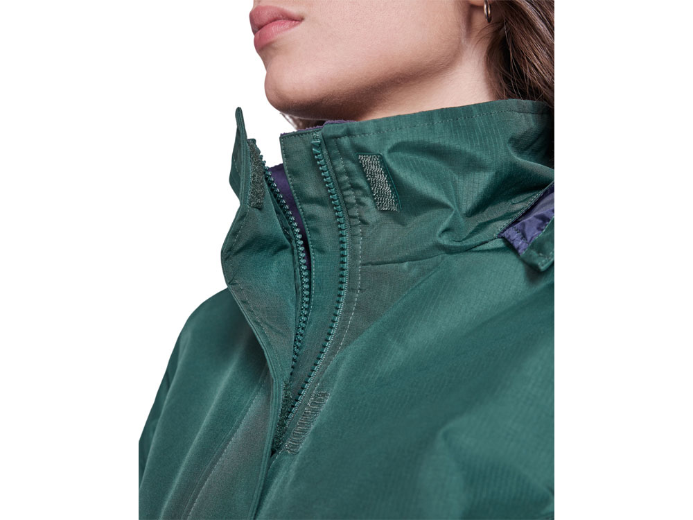 Парка утепленная America женская, бутылочный зеленый-6