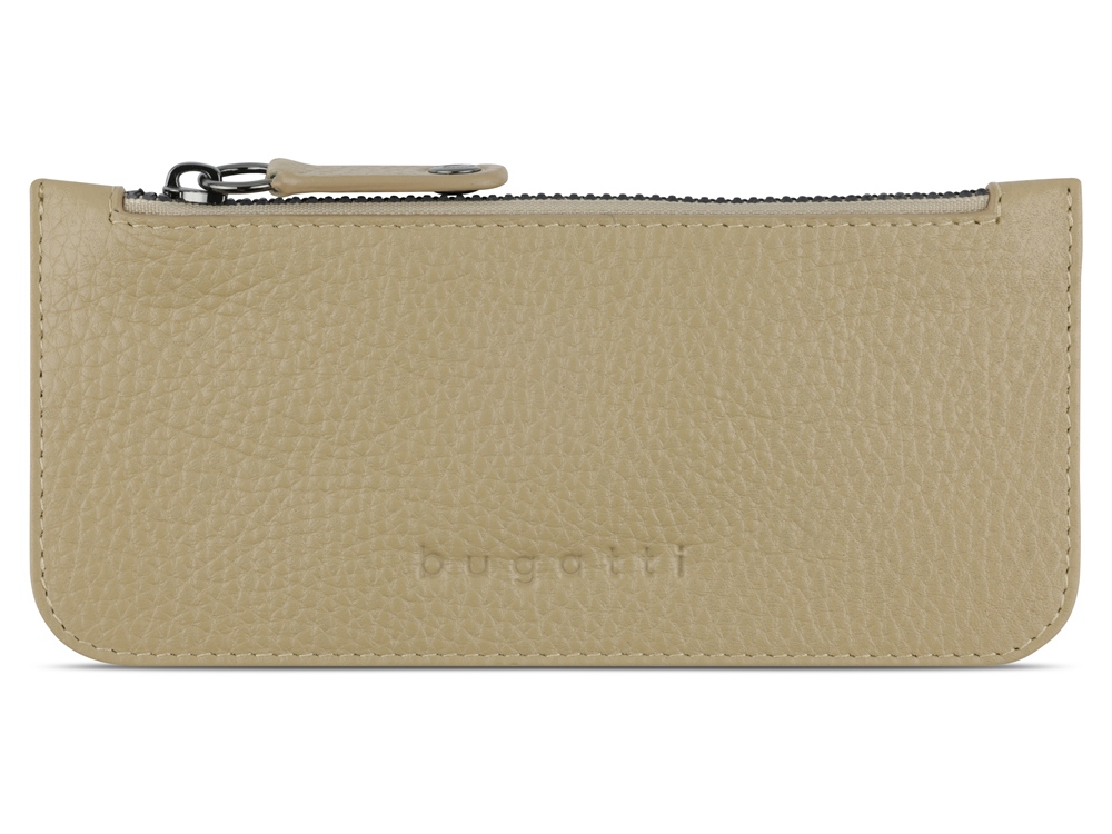 Кошелёк женский BUGATTI ЭЛЬЗА | ELSA с ключницей, с защитой данных RFID, песочного цвета, воловья кожа/полиэстер, 18,7х3х10,7 см-5
