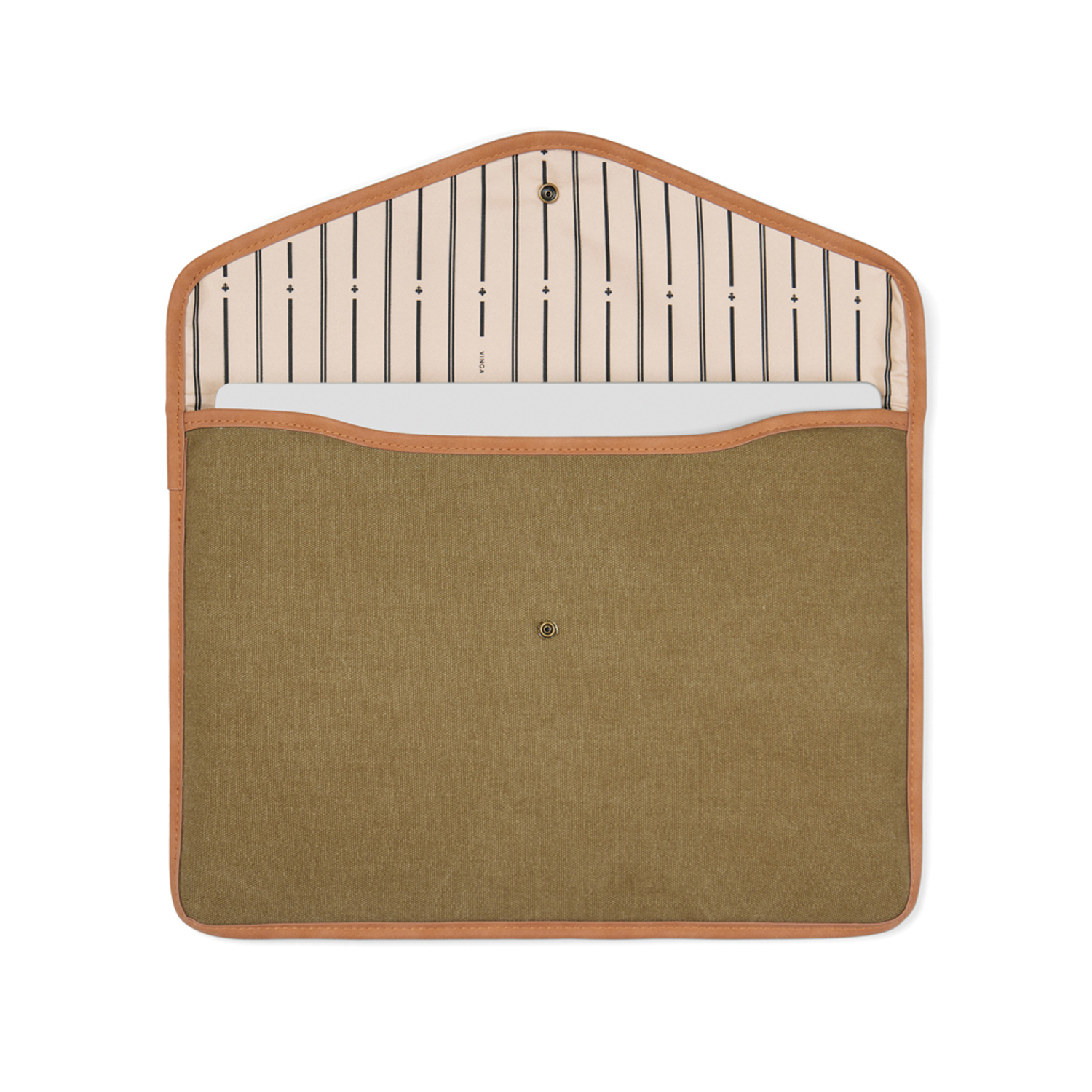 Чехол для ноутбука VINGA Bosler из переработанного канваса GRS, 16’’-1