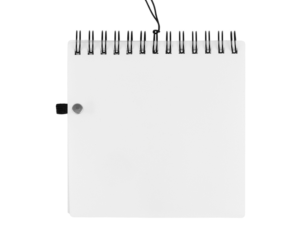 Блокнот А6 Журналист с ручкой, белый-4