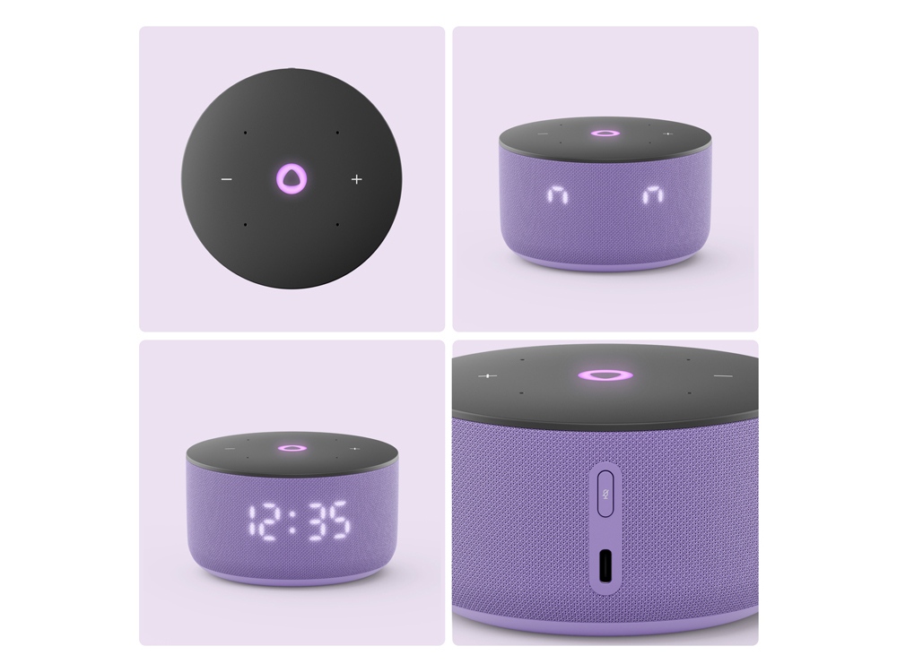 Умная колонка Яндекс Станция Мини 3 с Алисой на YaGPT лиловая, 12 Вт (YNDX-00027LIL)-12