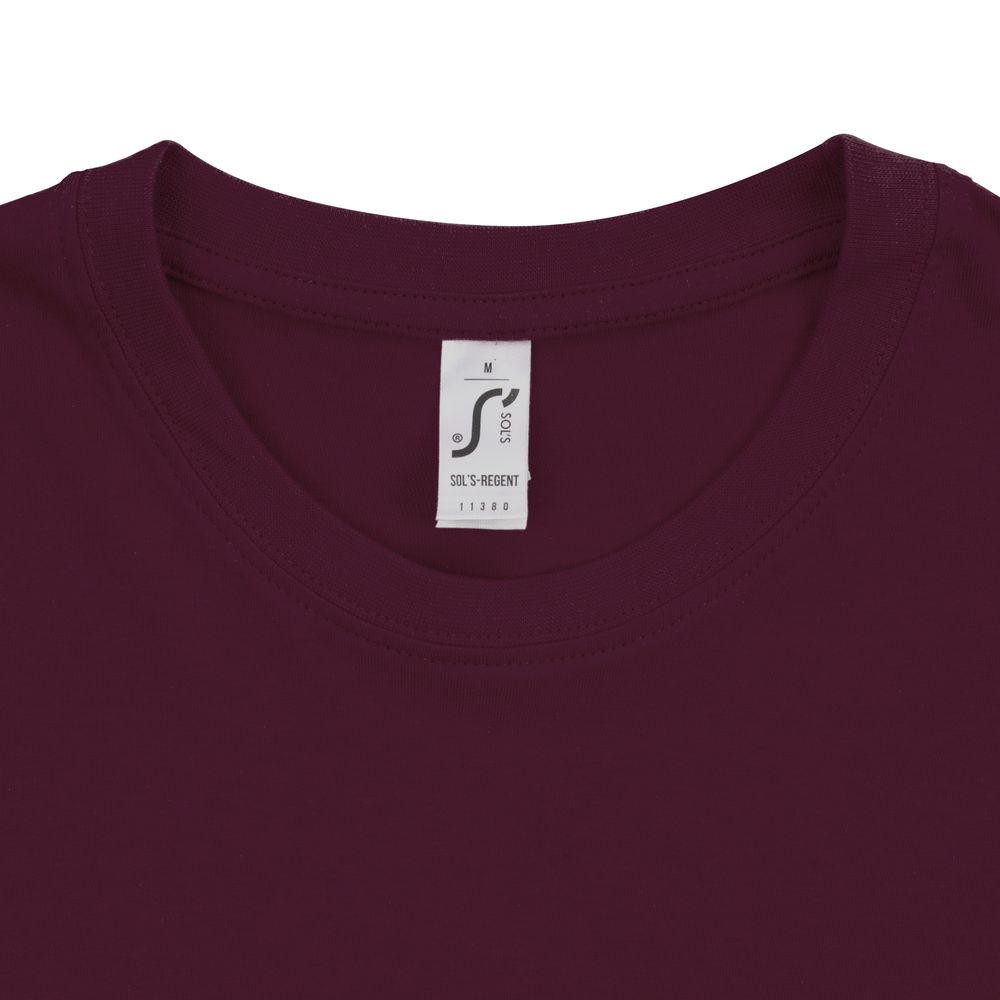 Футболка унисекс Regent 150, бордовая-2