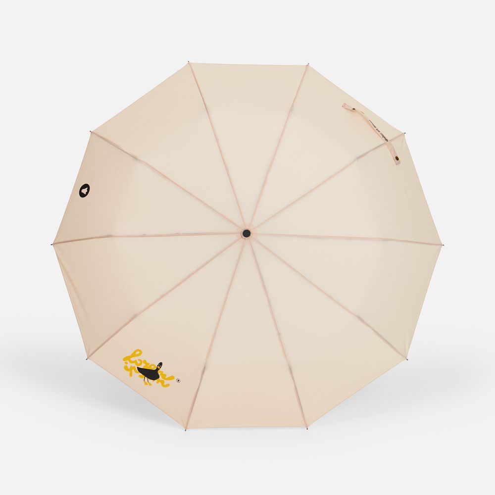Зонт складной Cloudburst в подарочной упаковке, бежевый-6