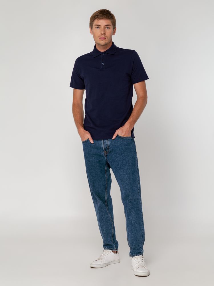 Рубашка поло мужская Virma Light, темно-синяя (navy)-4