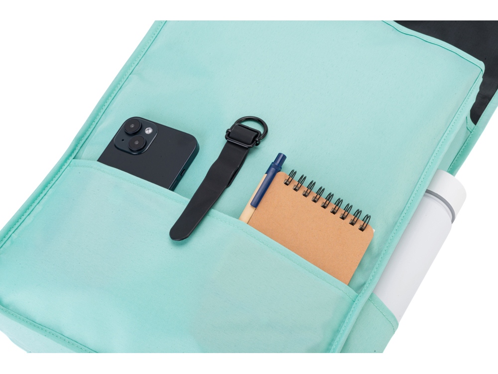 Рюкзак Rony из переработанного пластика, мятный-10