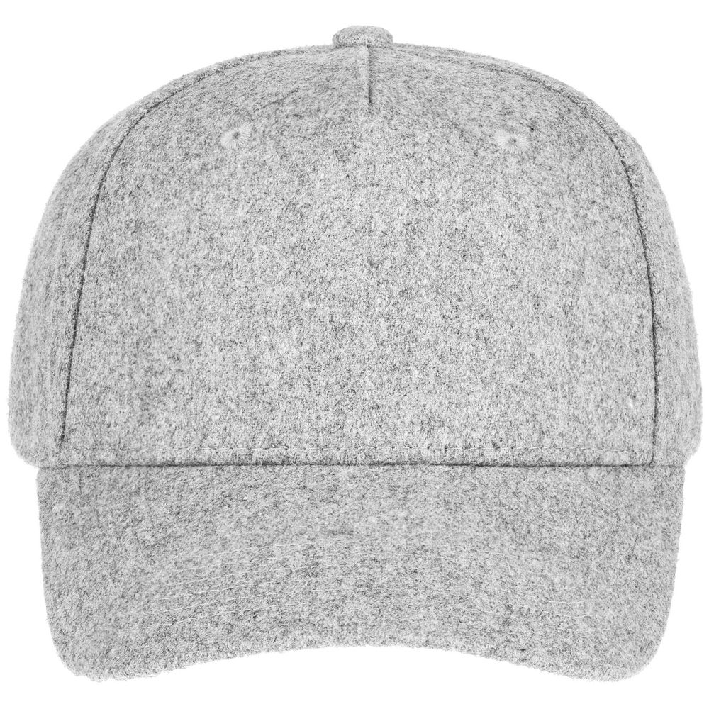 Бейсболка Woolridge, серый меланж-1