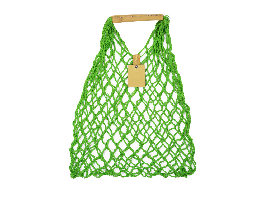 Авоська Dream М old style 15 литров с кожаными ручками, яблоко (9)-0