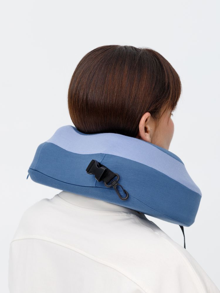 Дорожная подушка Piligrim, голубая-5