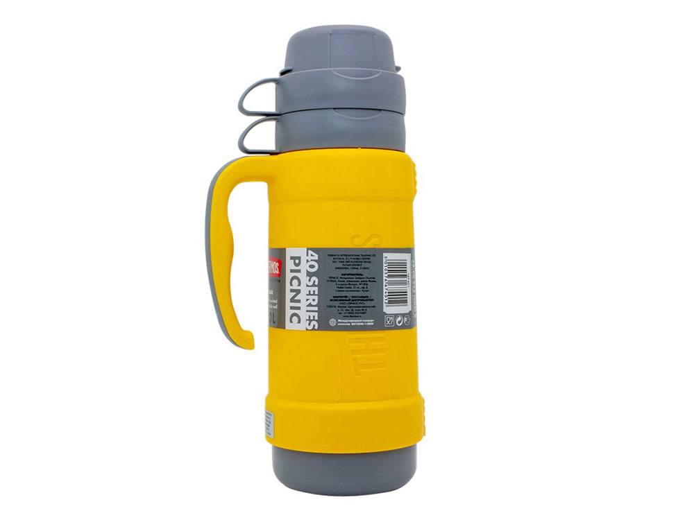 Термос со стеклянной колбой тм THERMOS PICNIC 40 Series Yellow 1,0L-2