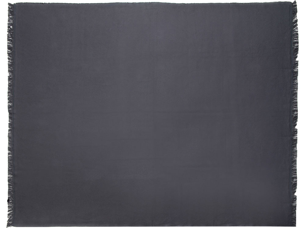 Плед Lina133x180 см., 100% хлопок, серый-4