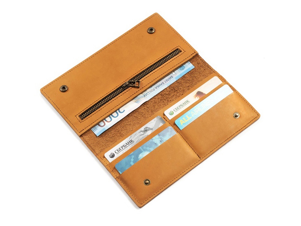 Бумажник Денмарк, оранжевый-2