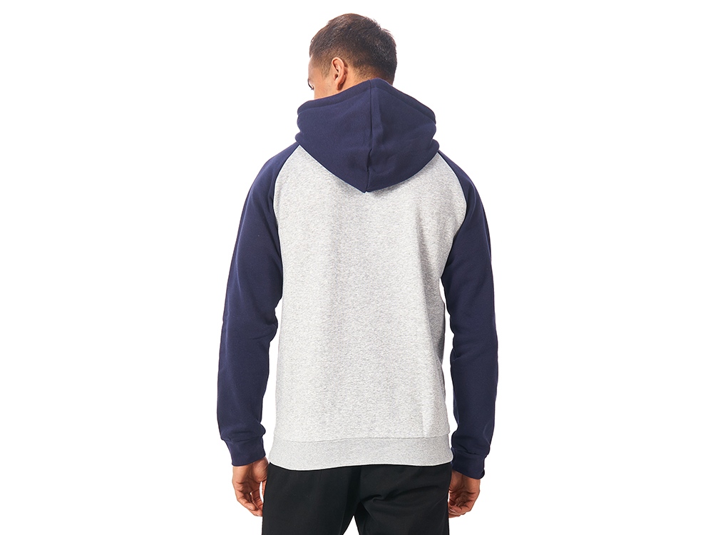 Толстовка с капюшоном Dublin мужская, темно-синий/серый меланж-2