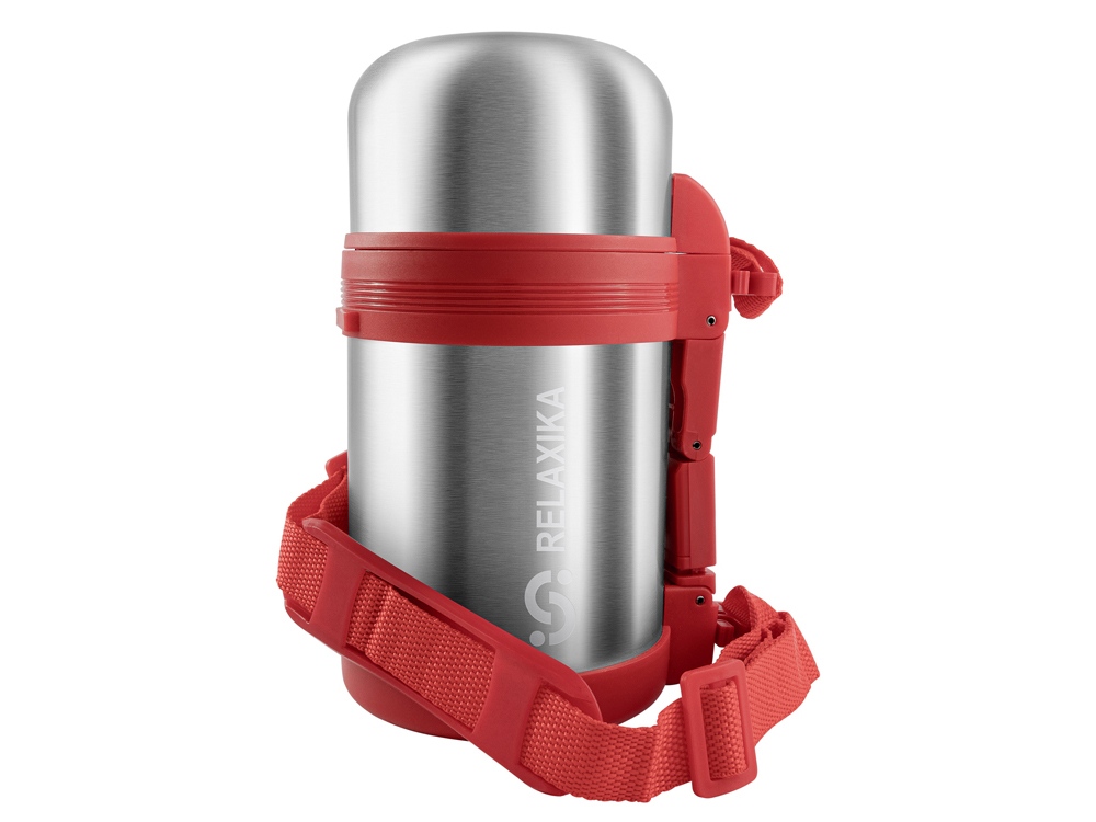 Термос универсальный (для еды и напитков) Relaxika 201, 800 мл, стальной-2