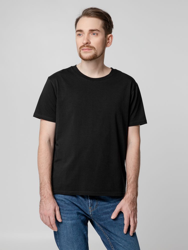 Футболка унисекс Tervu, черная-6