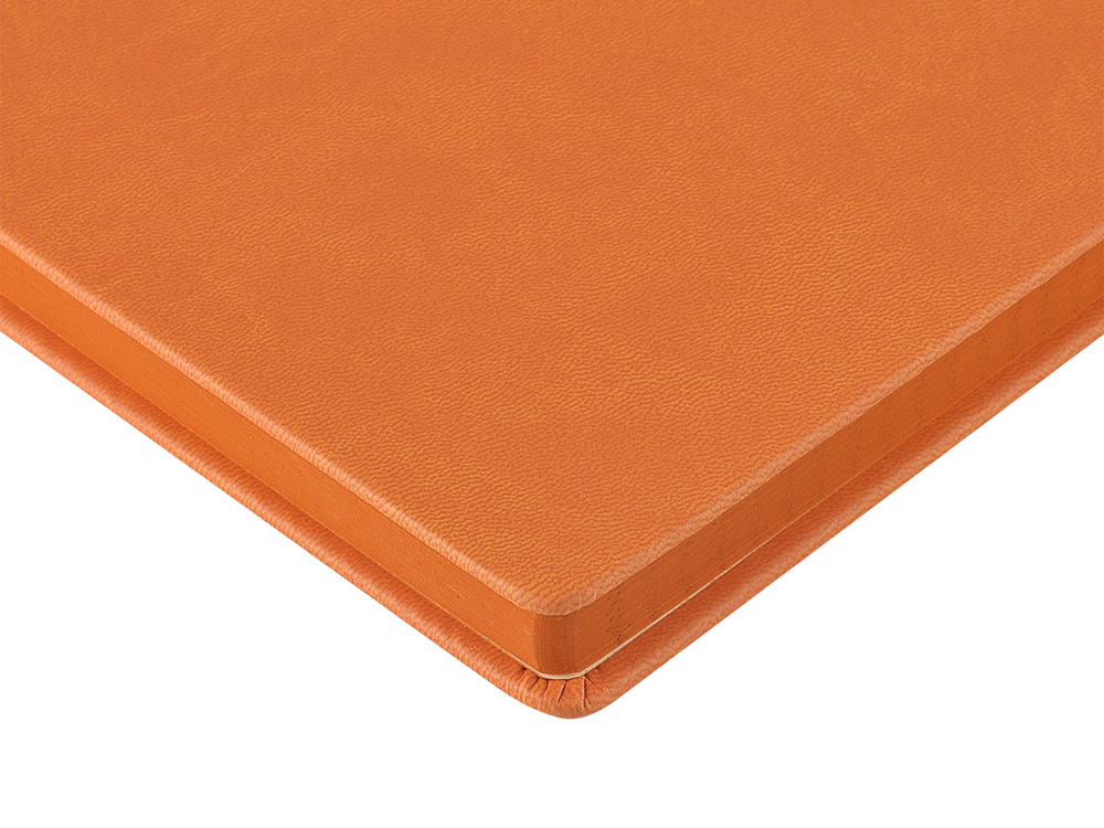 Ежедневник А5 Megapolis Color New soft-touch, оранжевый-2