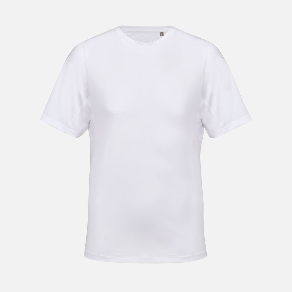 Футболка спортивная унисекс Storm, белая-0