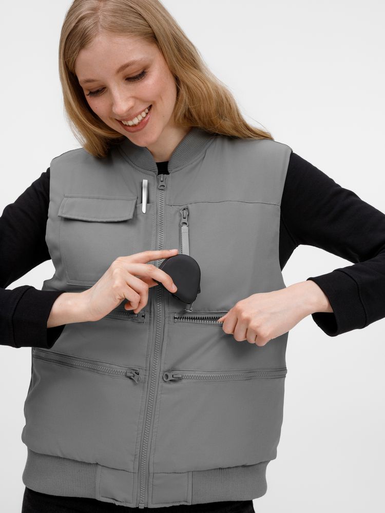 Жилет Hard Work, серый-8
