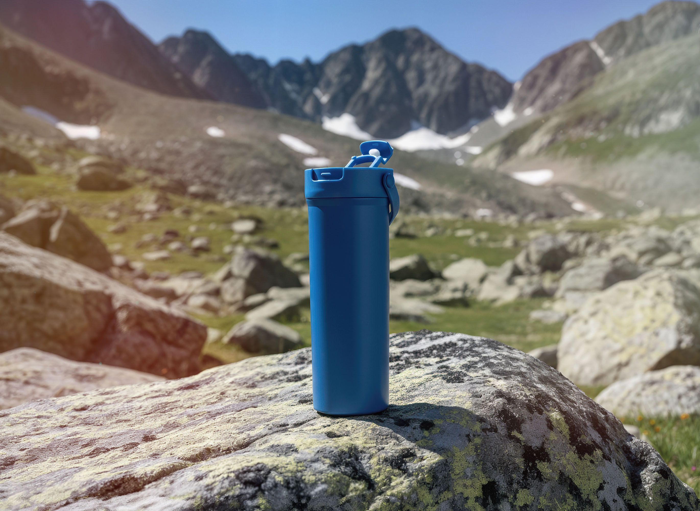 Термокружка "Pinta" 600 мл, покрытие пудра-1