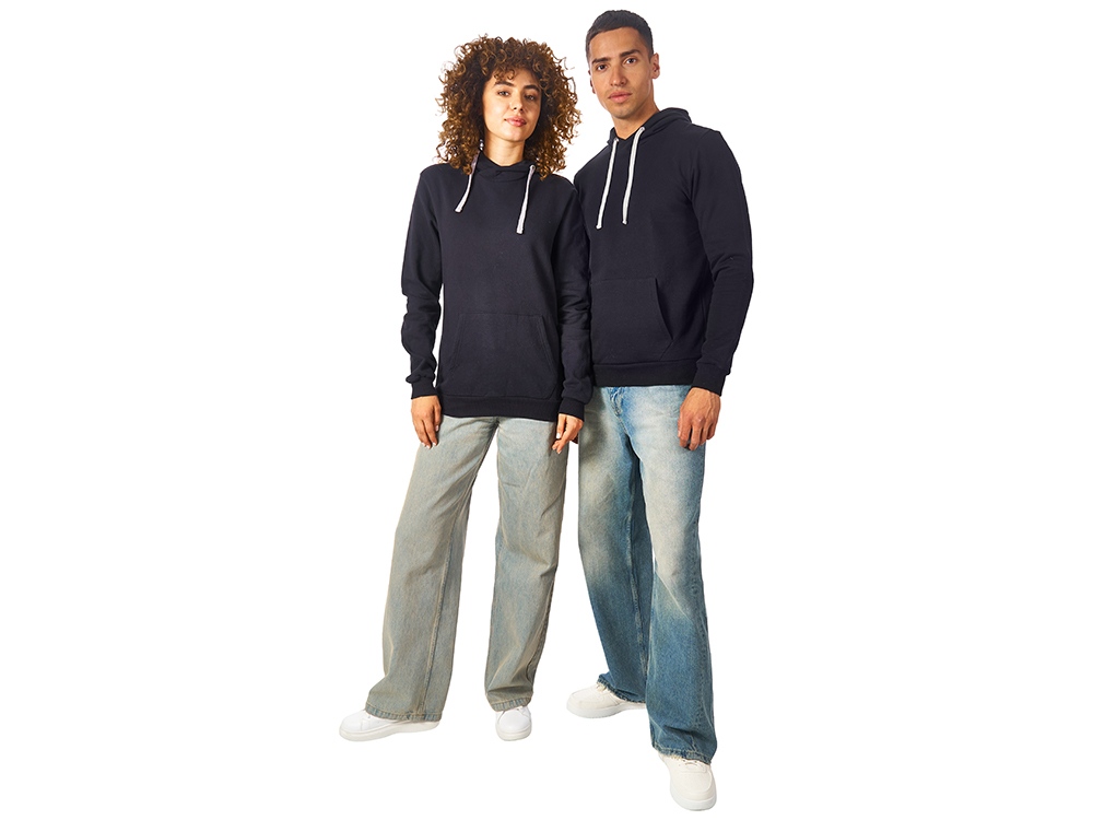 Толстовка унисекс Stream с капюшоном, черный-5