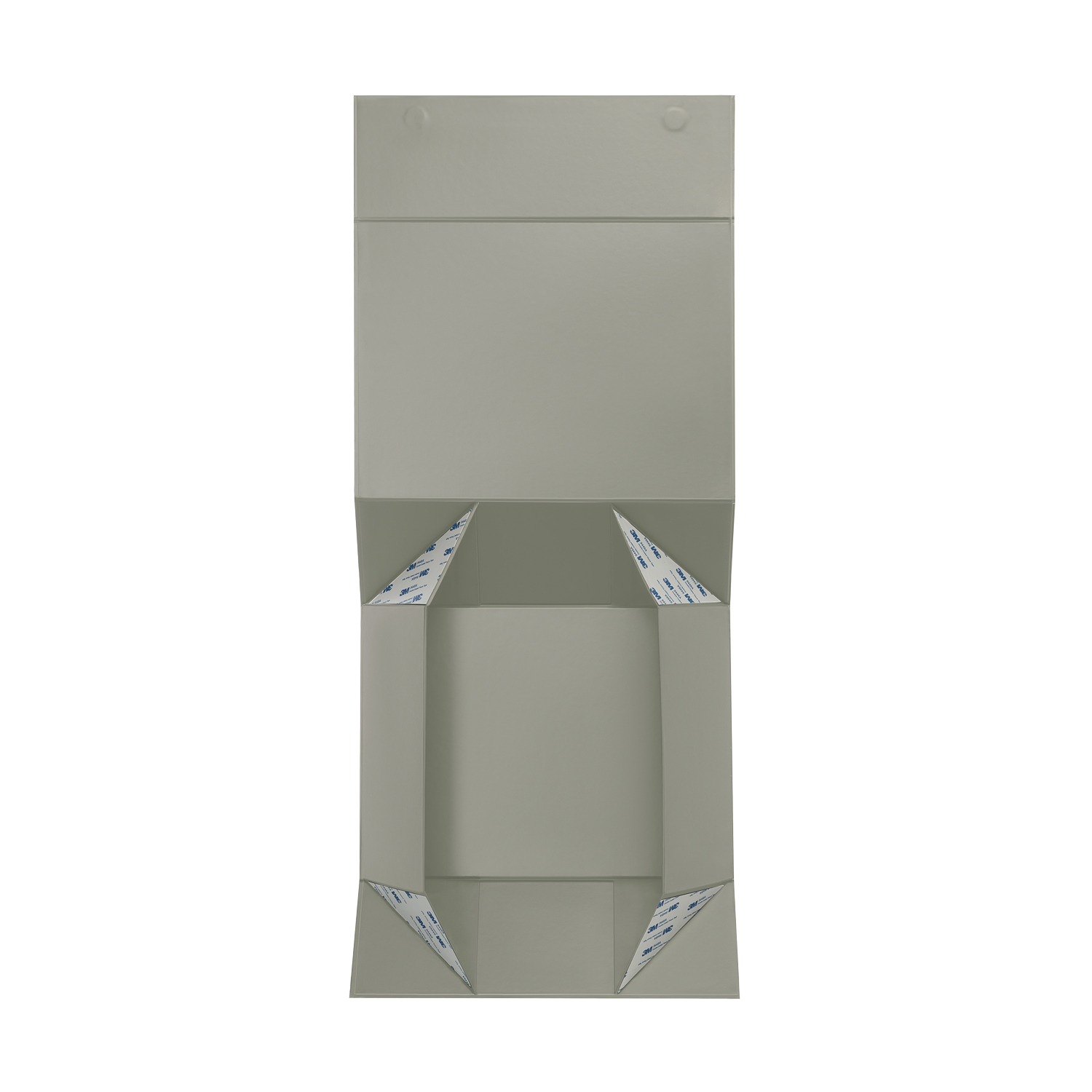 Подарочная коробка-трансформер средняя, серая-3