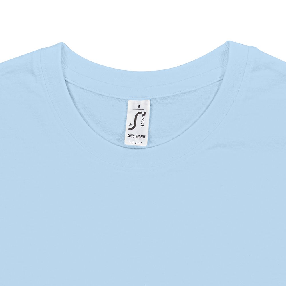 Футболка унисекс Regent 150, голубая-3
