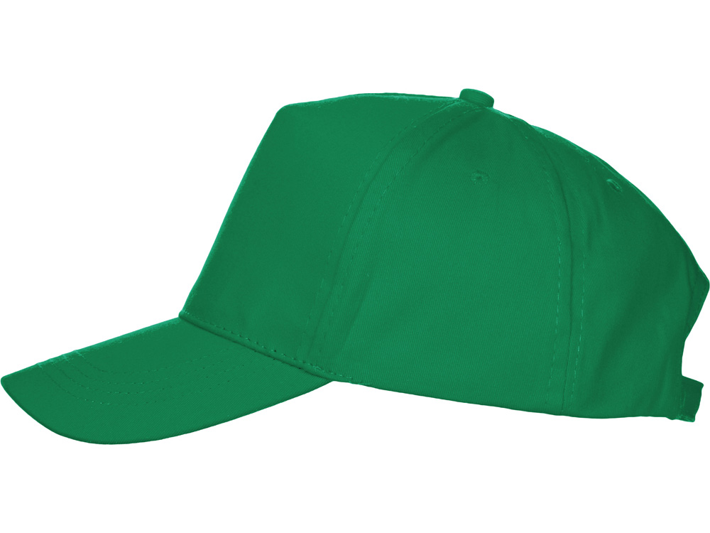 Бейсболка Мемфис 230 5-панельная, зеленая-5