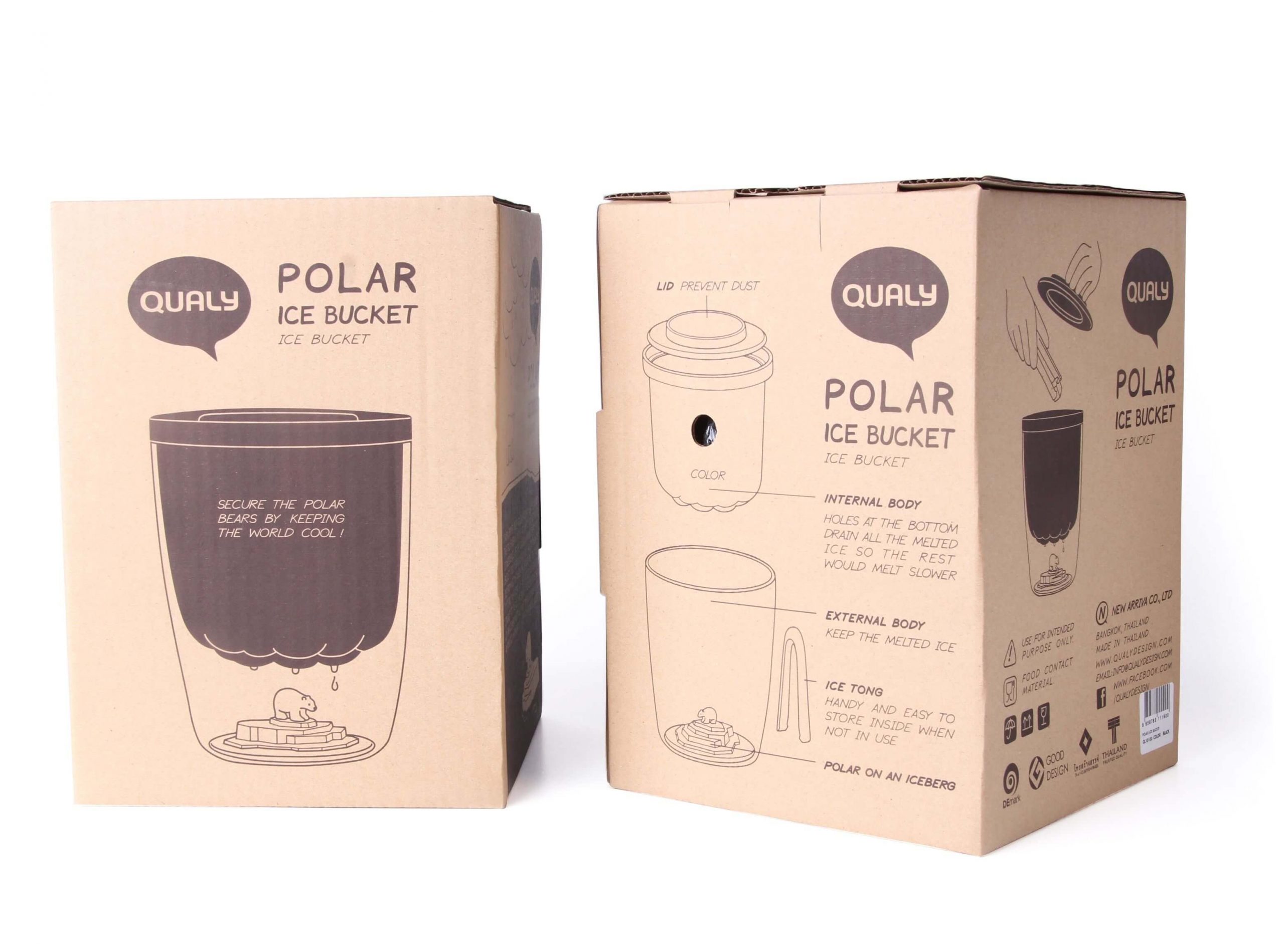 Ведро для льда Полярный медведь Polar , Белый-3