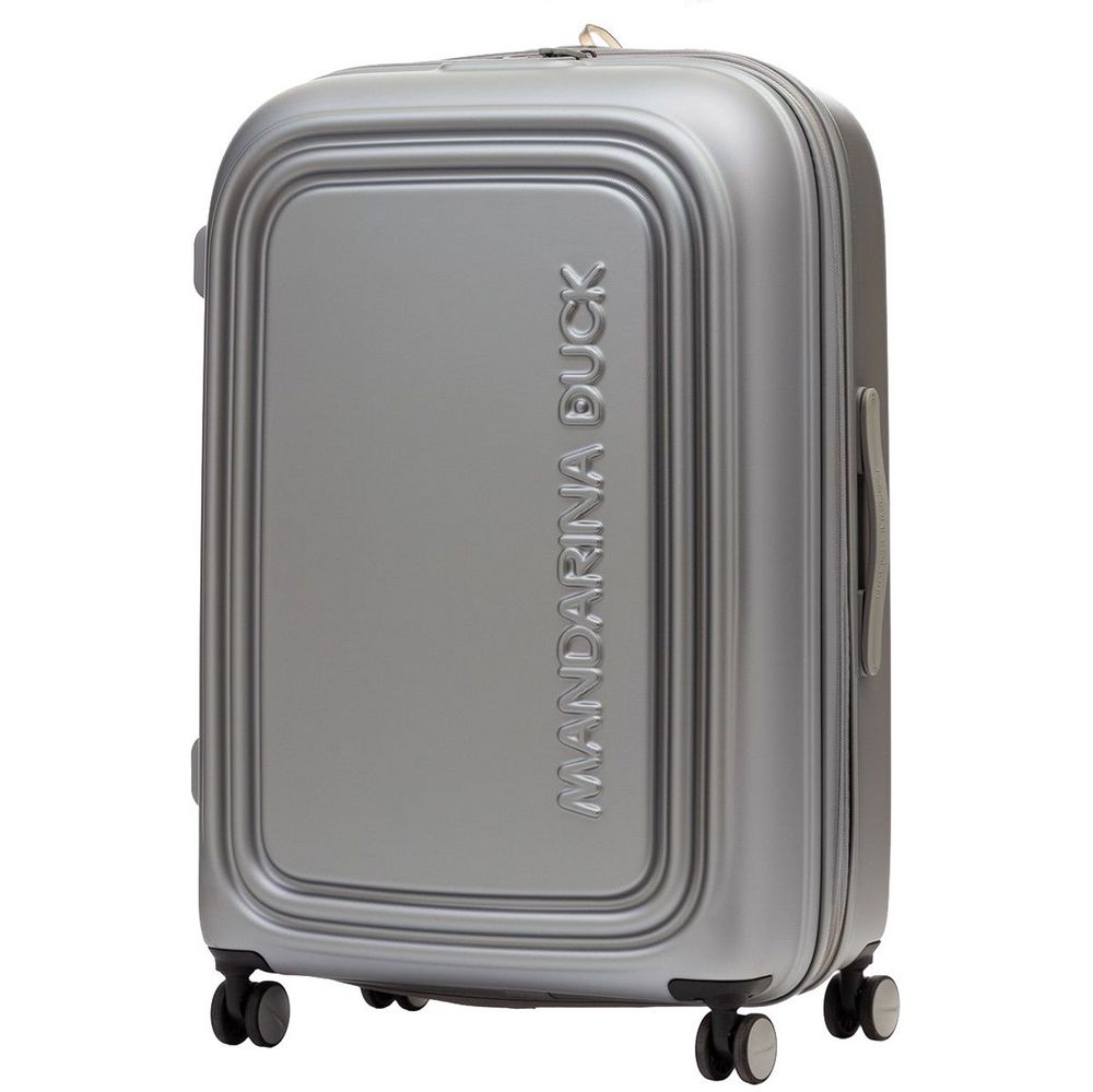 Чемодан Logoduck L, серебристый-0