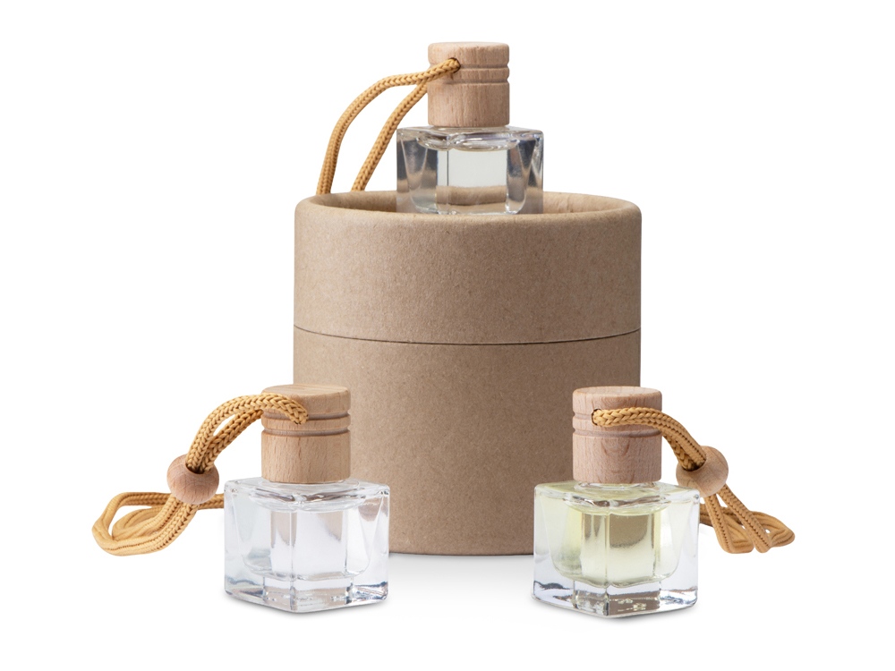 Набор автоароматов Boho 3, крафтовый тубус-0