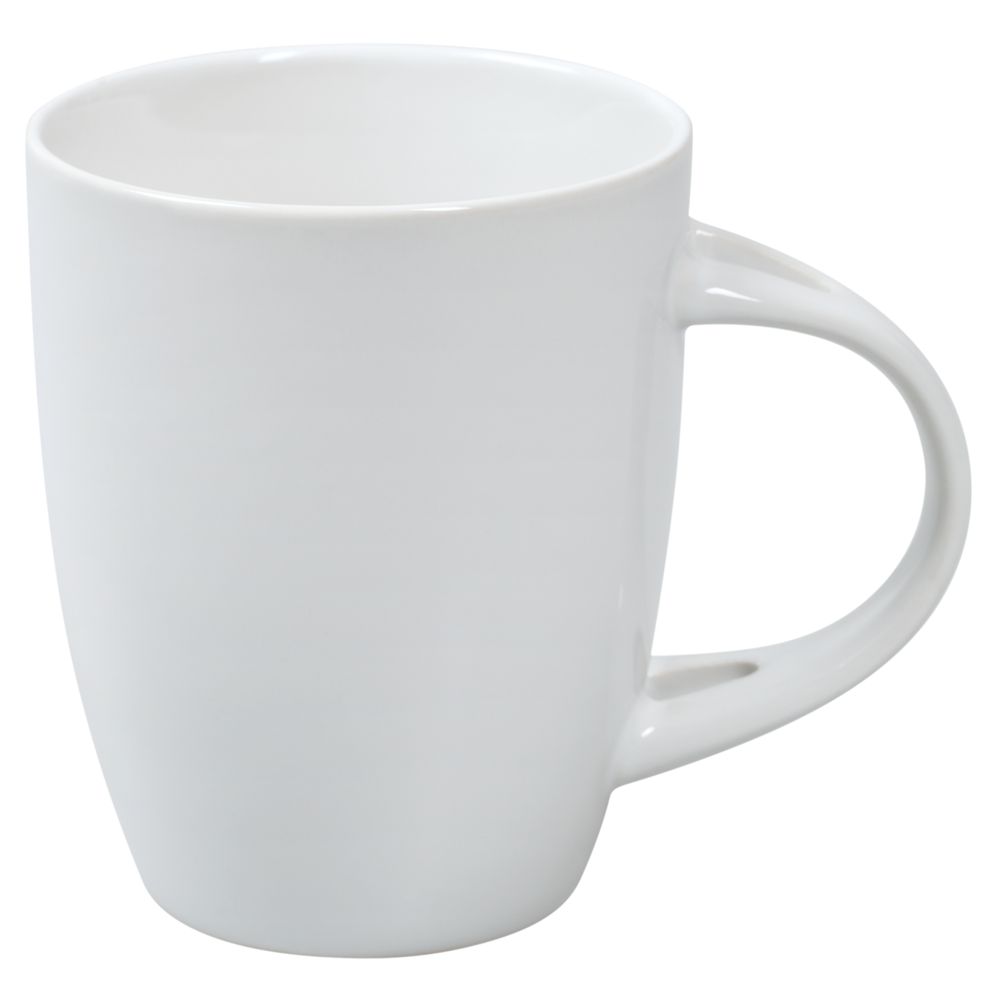 Кружка с ложкой Cheer Up, белая с белой-1