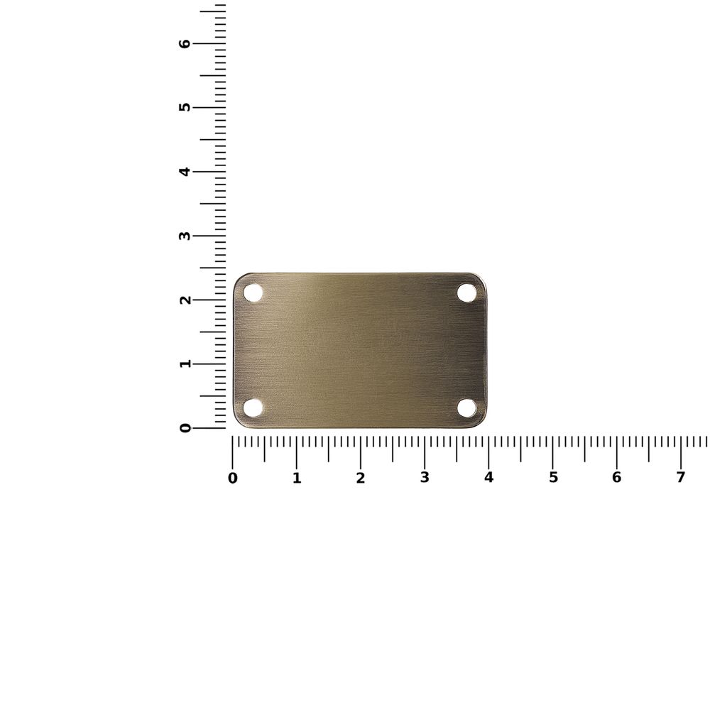 Шильдик металлический Furo, бронзовый-2