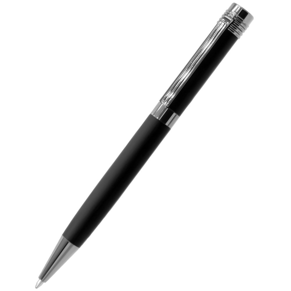 Ручка Senator в коробке Cradle белой с позолотой, Черный-1