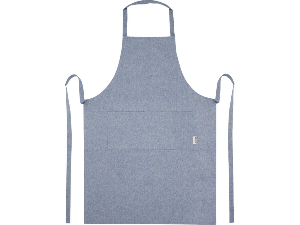 Pheebs 200 g/m2 recycled cotton apron, синий-1