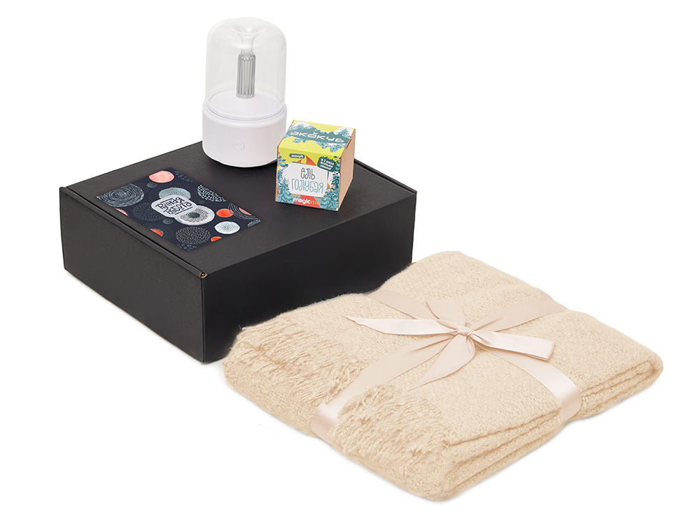 Подарочный набор Re:y. Grow с пледом, увлажнителем и набором для выращивания-1