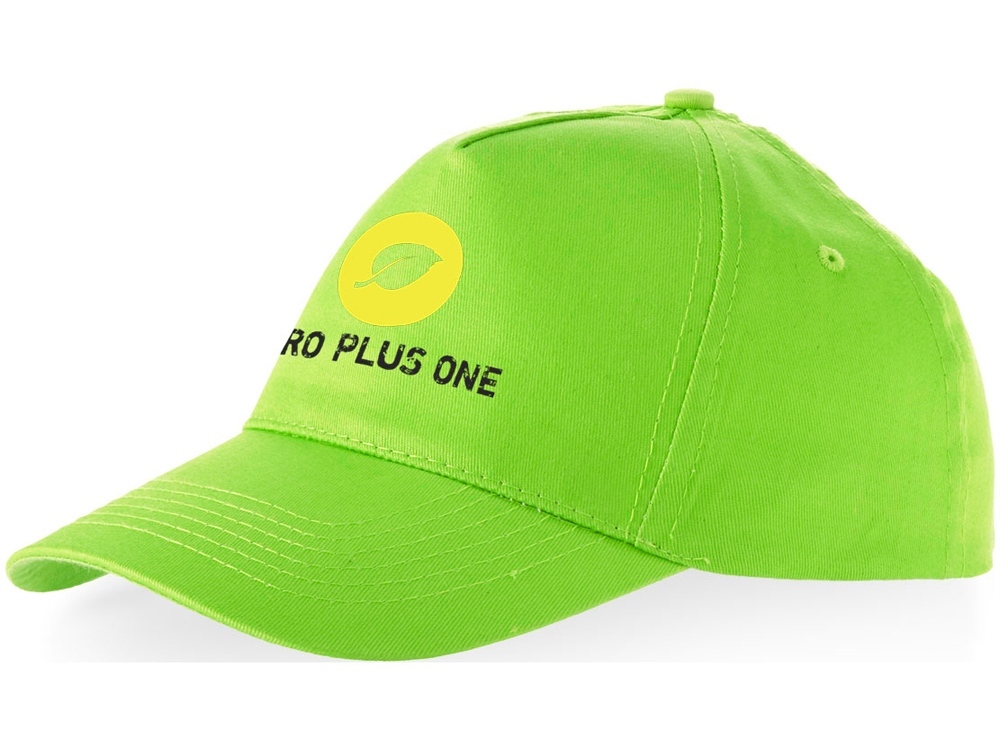 Бейсболка Мемфис 230 5-панельная, яблочно-зеленый-8