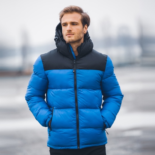 Куртка SIBERIA нейлон 40, био-пух 530, серый, черный-7