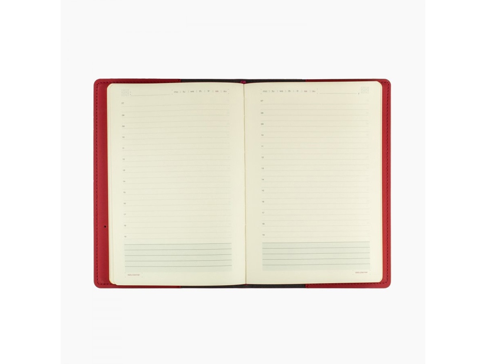 Ежедневник недатированный А5  Oxford, бордовый-1