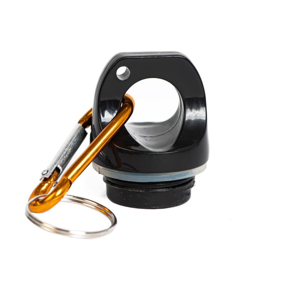 Бутылка для воды с карабином MENTO, 400мл, оранжевый-1