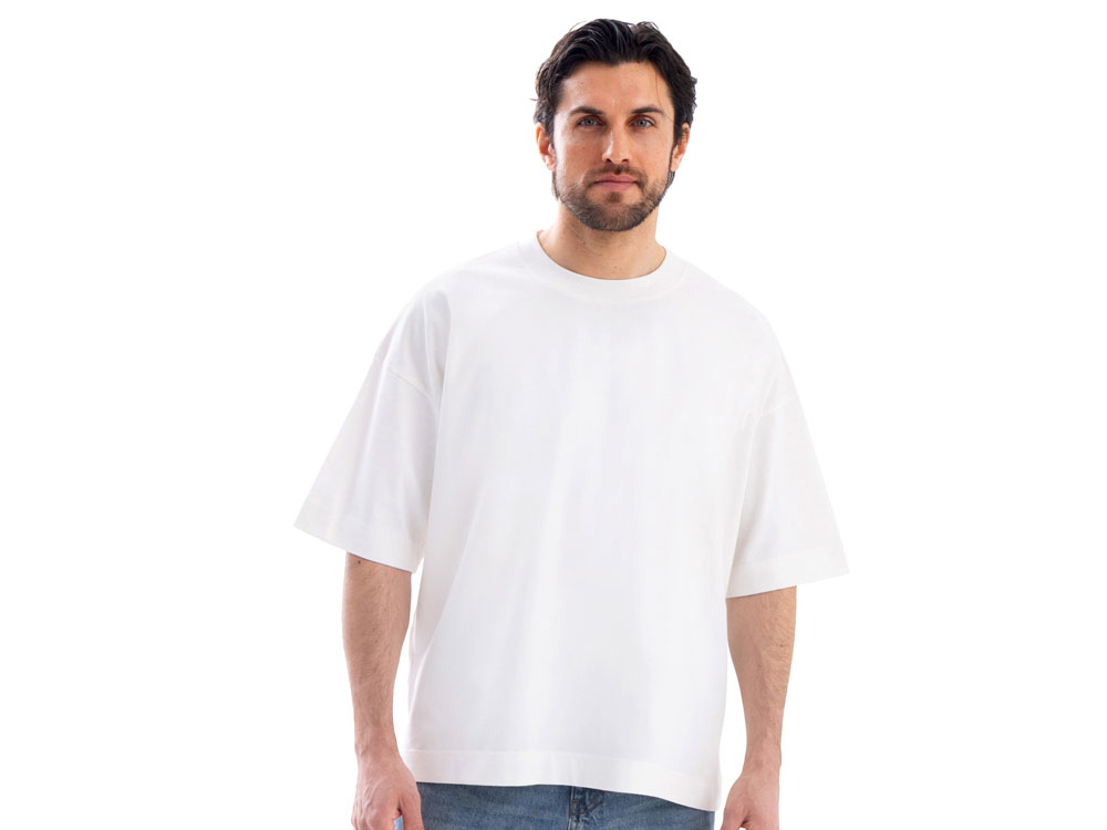 Футболка оверсайз Beta.01 унисекс, молочный-2