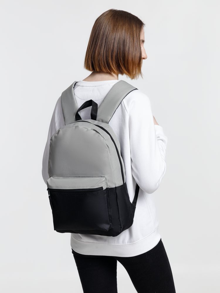 Рюкзак Base Up, черный с серым-3