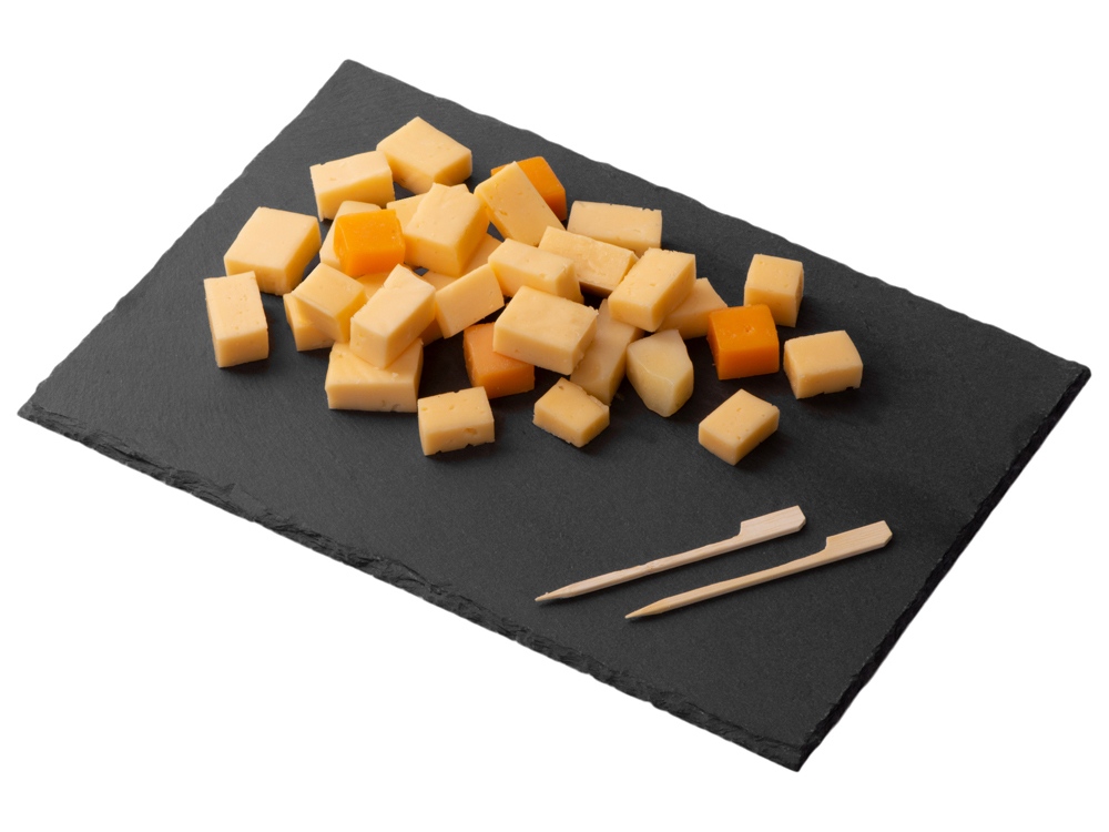 Прямоугольная доска Toscana для закусок, сланцевая 30х20 см-0