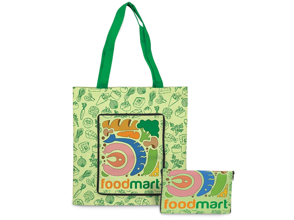 Складная сумка для шопинга с возможностью полноцветной печати-0
