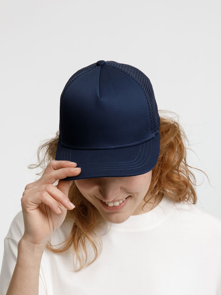 Бейсболка Seguro Air, темно-синяя-5