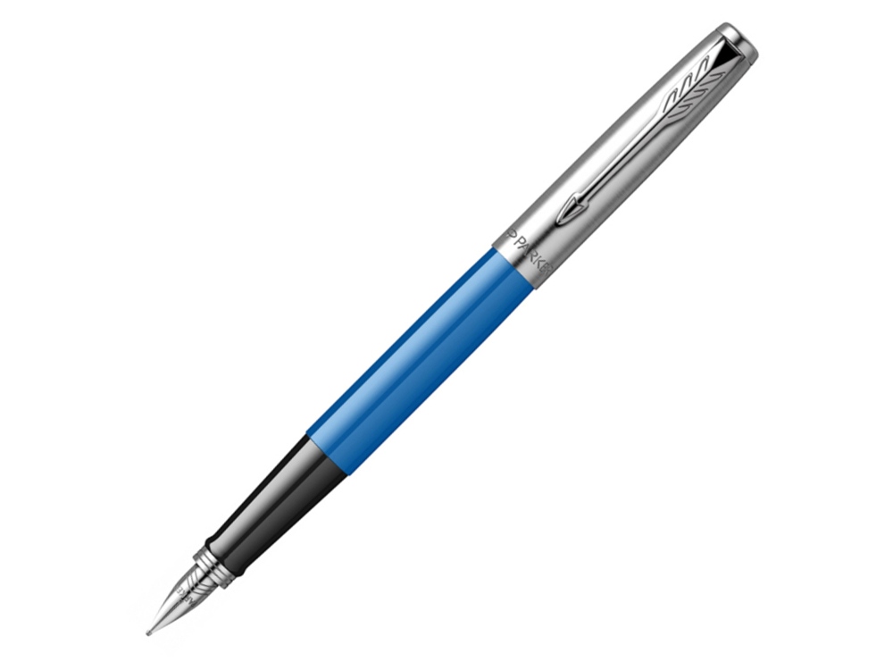 Ручка перьевая Parker Jotter Originals Blue Chrom CT, перо: F, цвет чернил: blue, в подарочной упаковке-0