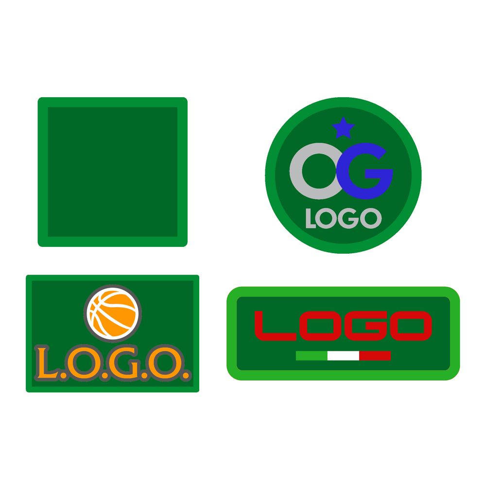 Шеврон из габардина Gabo S, зеленый-1