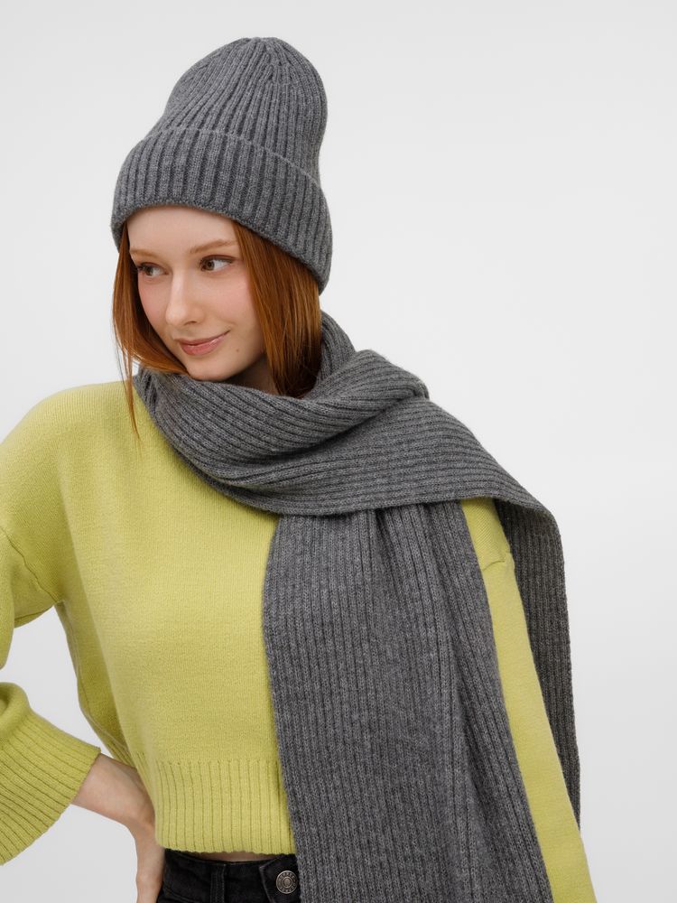 Шапка Laconi, темно-серый меланж-6